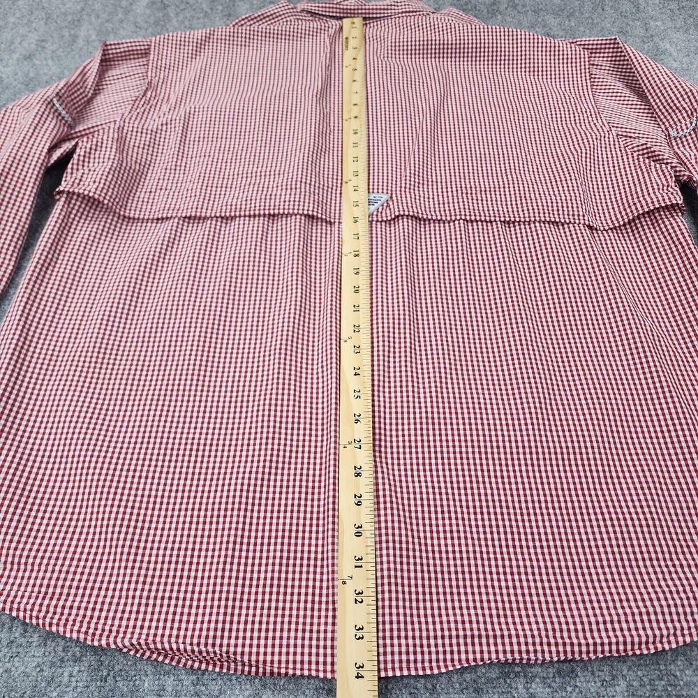 South Carolina Gamecocks Shirt Men XXL Gingham Check Columbia PFG Super Bonehead - Picture 7 of 16